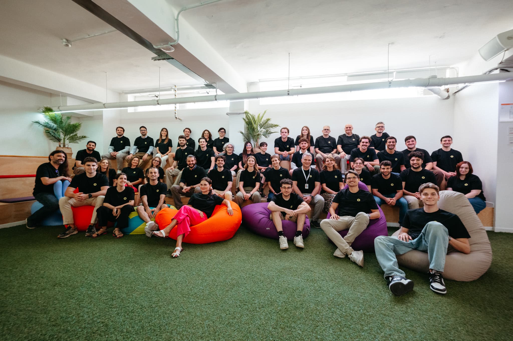 Il team Yellow Tech nella sede di Milano